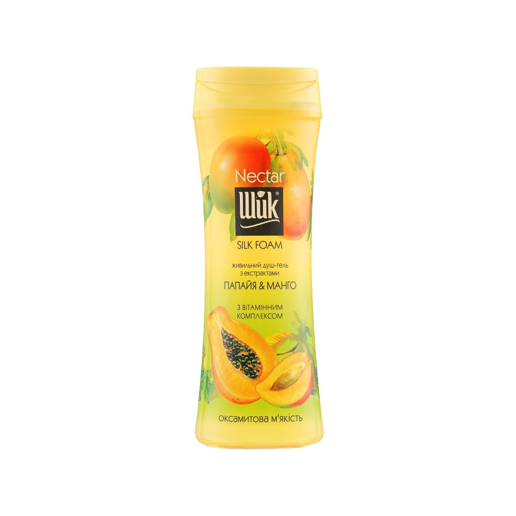 Гель для душу Shik Nectar Silk Foam Папая і манго 250 г (4820023368859) - зображення 1
