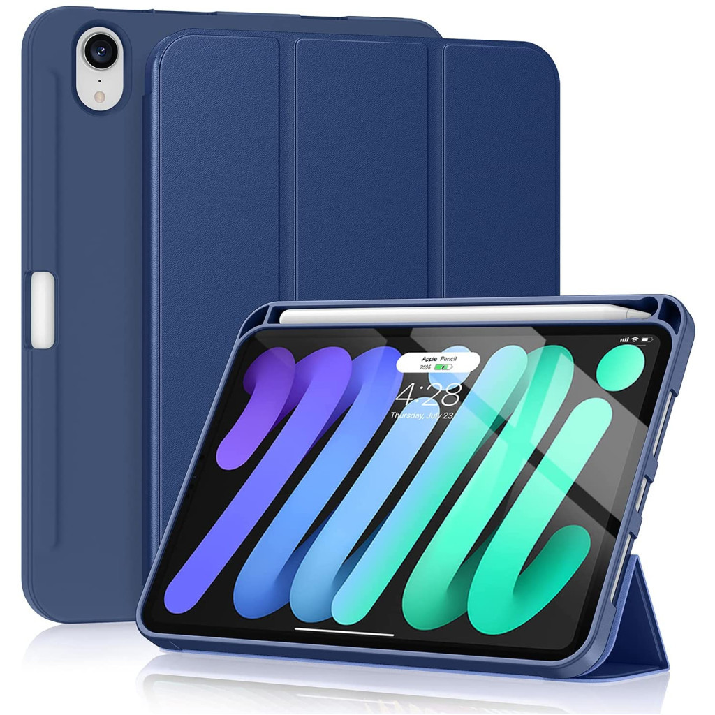 Чохол до планшета BeCover Direct Charge Pen Apple iPad mini 6 2021 Deep Blue (706784) - зображення 2