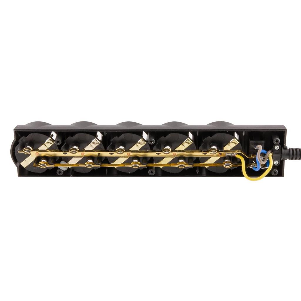 Мережевий фільтр живлення LogicPower LP-X5 PREMIUM, 3m black (9584) - зображення 5