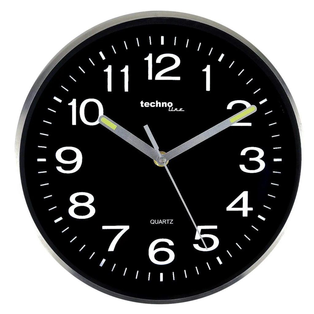 Настінний годинник Technoline WT7620 Black/Silver (DAS301804) - изображение 1