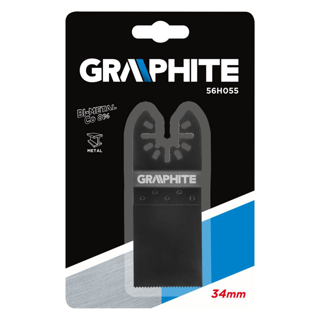 Полотно Graphite пиляльне занурювальне по металу, для реноватора, 34мм (56H055) - зображення 3