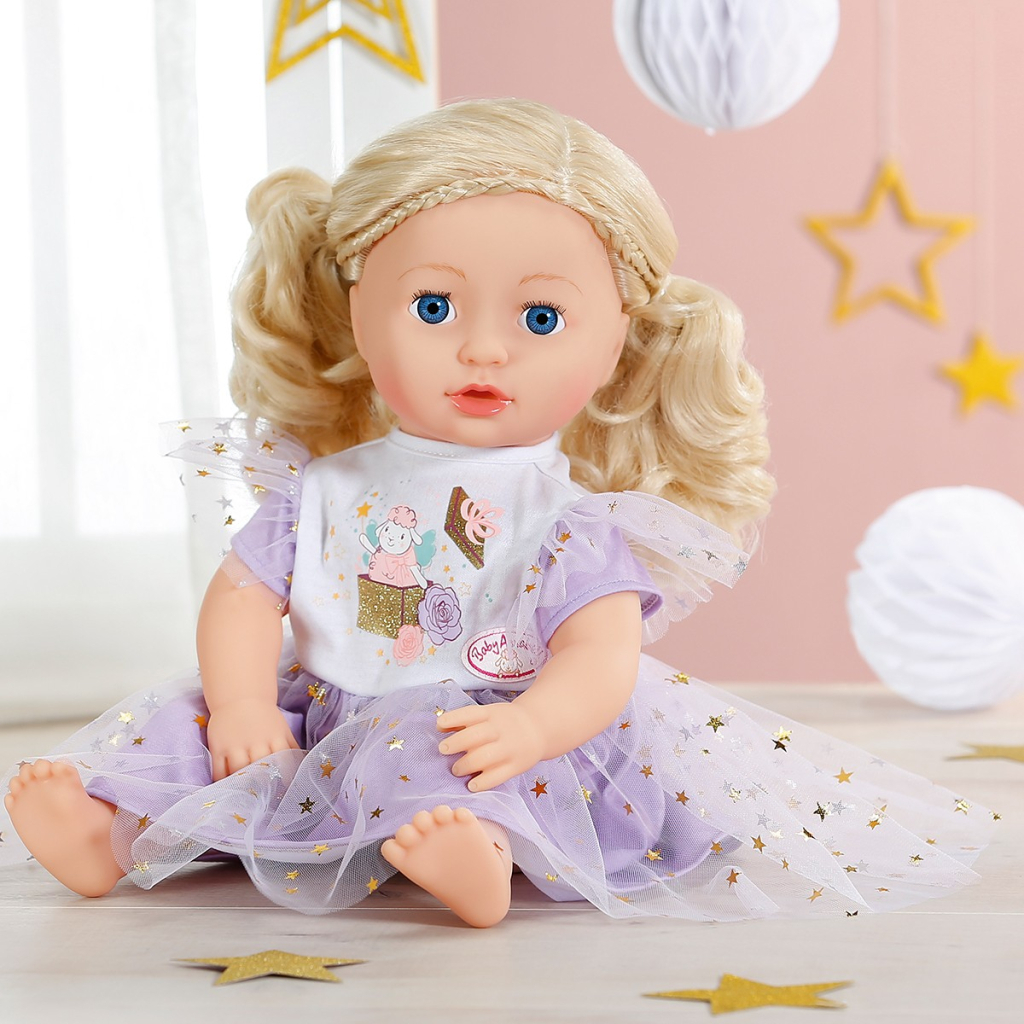 Аксесуар до ляльки Zapf Одяг для ляльки Baby Annabell - Бузкова сукня (710296) - зображення 4