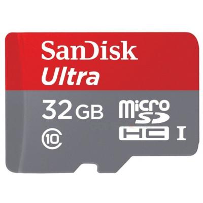 Карта пам'яті SanDisk 32GB microSD class 10 UHS-I Ultra (SDSQUNC-032G-GN3MN) - зображення 1