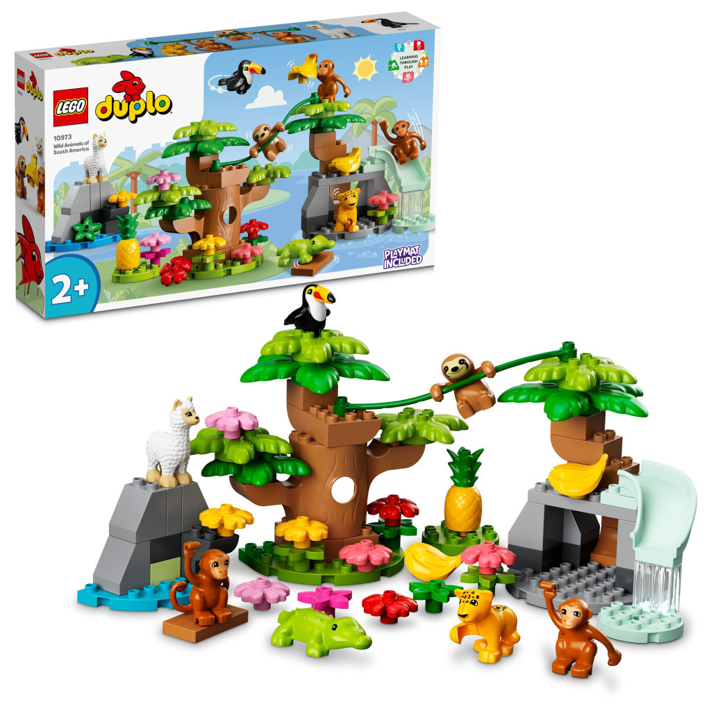 Конструктор LEGO DUPLO Дикі тварини Південної Америки (10973) - зображення 2