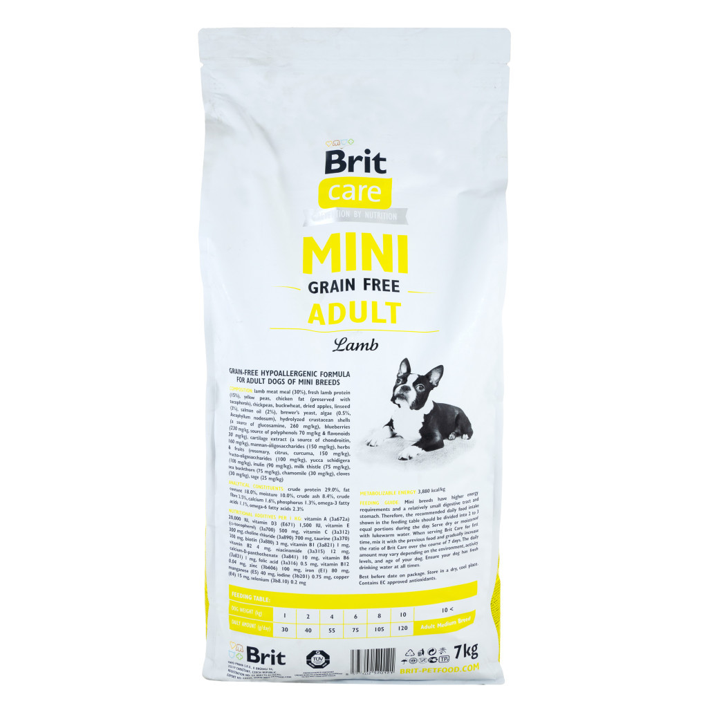 Сухий корм для собак Brit Care GF Mini Adult Lamb 7 кг (8595602520121) - зображення 2