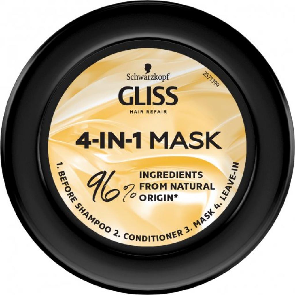 Маска для волосся Gliss 4-в-1 Performance Treat Живлення 400 мл (90443091) - зображення 2