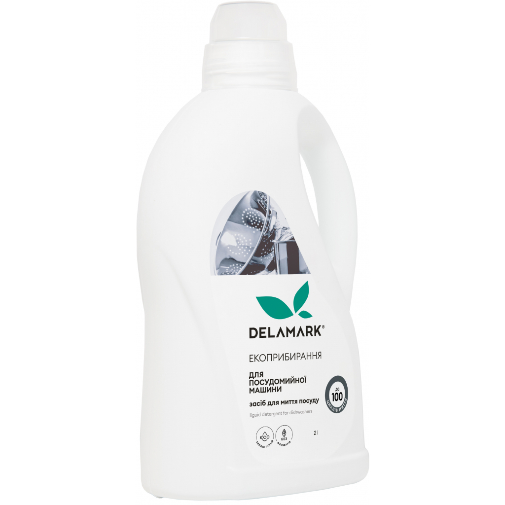 Гель для миття посуду в посудомийці DeLaMark 2 л (4820152332271) - зображення 1