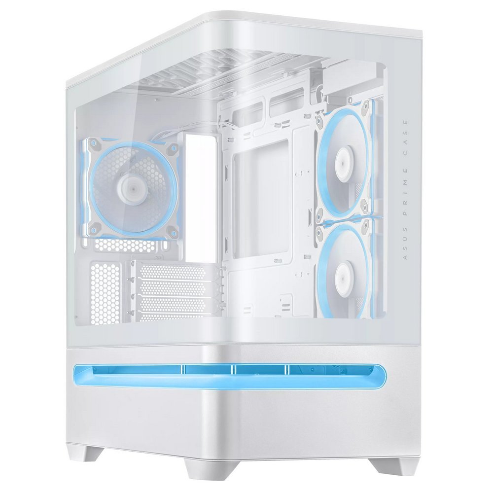 Корпус Asus Prime AP202 ARGB Tempered Glass White без БЖ (90DC00P3-B19000) - изображение 1