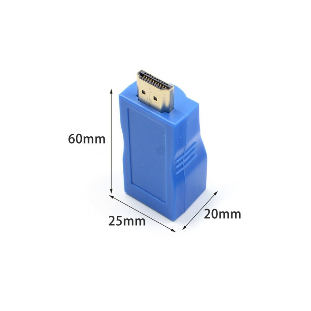 Адаптер HDMI extender passive 30m RJ45 1080P Extradigital (KBH1754) - изображение 4