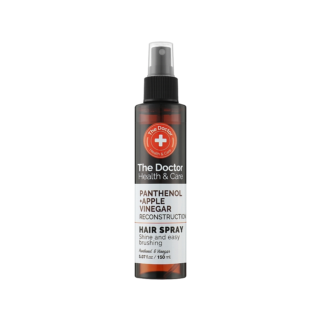 Спрей для волосся The Doctor Health & Care Panthenol + Apple Vinegar Реконструкція 150 мл (8588006042870) - изображение 1