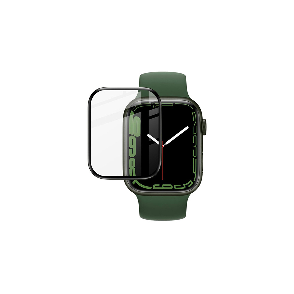 Скло захисне Drobak Apple Watch Series 8 41mm Black Frame A+ (323206) - зображення 1