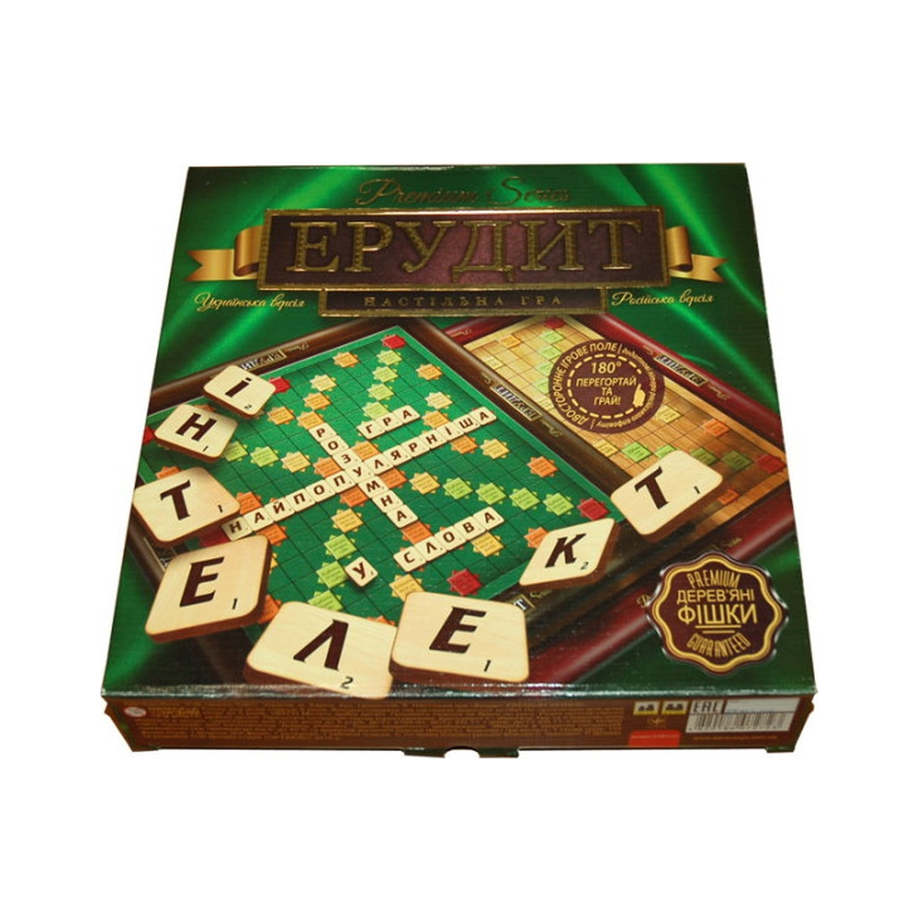 Настільна гра Danko Toys Ерудит Premium series (Erudite Premium series) (укр - рос.) (G-ER-U-01) - зображення 2