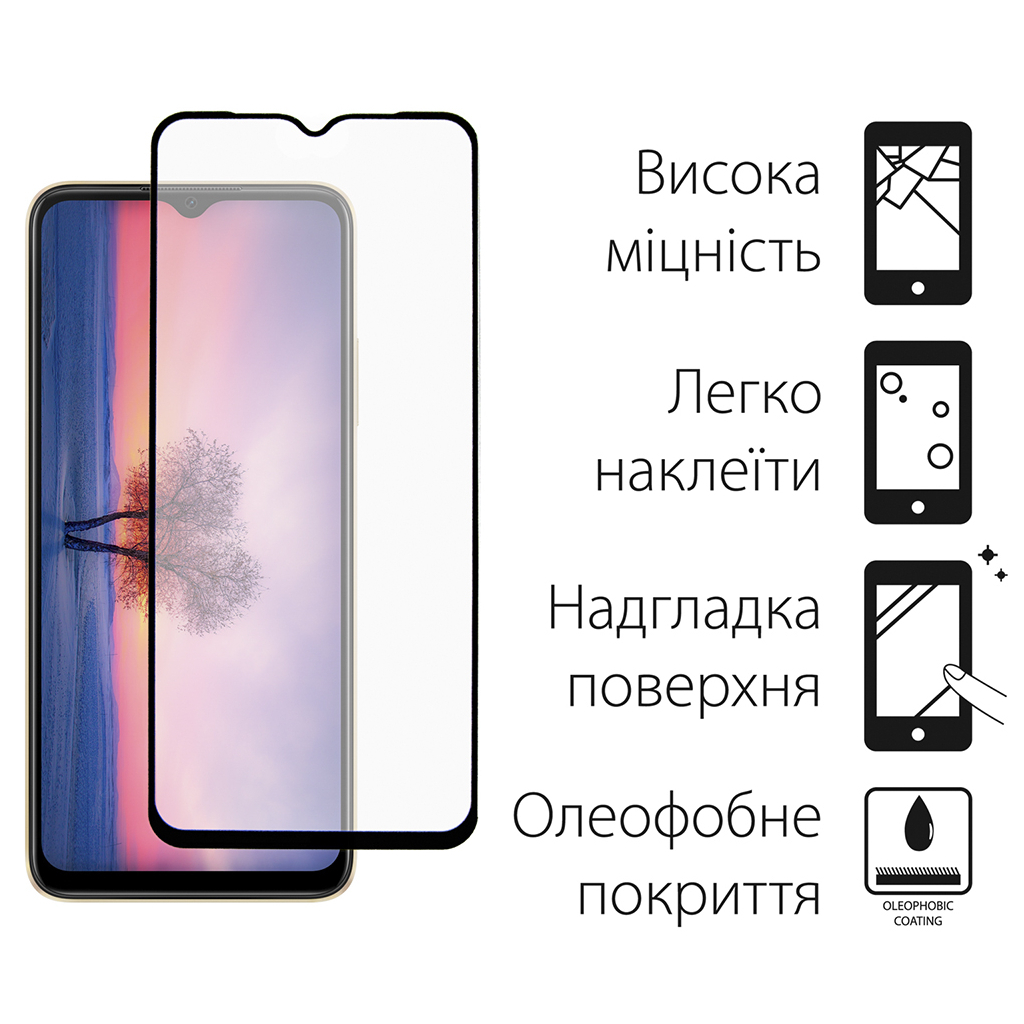 Скло захисне Dengos Oppo A17/A17K 2pcs kit (DG-TG2P-49) - зображення 3