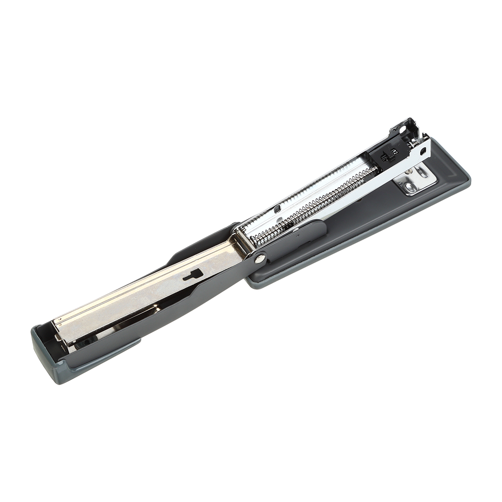 Степлер Buromax металевий, JOBMAX, 20 аркушів, (скоби №24; 26), 112 х 44 х 34 мм, сірий (BM.4258-09) - зображення 3