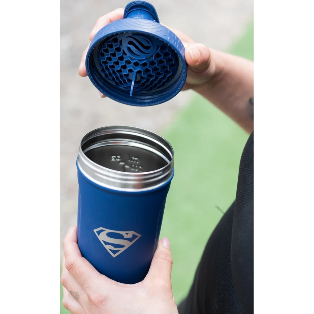 Шейкер спортивний SmartShake Reforce 900ml DC Superman (11150901) - зображення 4