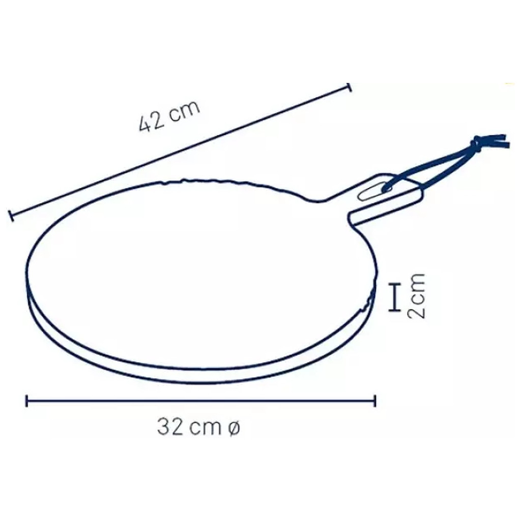 Дошка для нарізання Kela Cosma 32х32 см бамбук (12435) - зображення 2