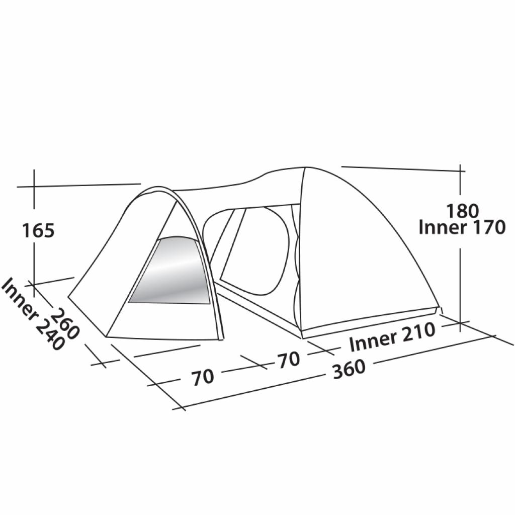 Намет Easy Camp Blazar 400 Rustic Green (928897) - зображення 2