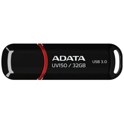 USB флеш накопичувач ADATA 32Gb UV150 Black USB 3.0 (AUV150-32G-RBK) - зображення 1