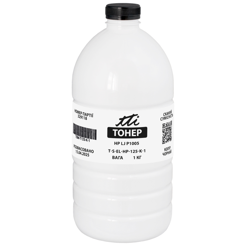 Тонер HP LJ P1005, 1 кг TTI (TSM-T125-K-1) - зображення 1
