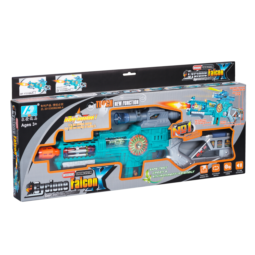 Іграшкова зброя Same Toy Cycione Falcon Кулемет синій (DF-17218AZUt) - зображення 9