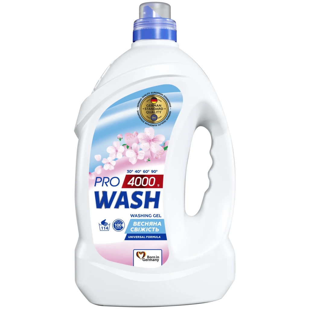 Гель для прання Pro Wash Universal Весняна свіжість 4 кг (4823128000983) - зображення 1