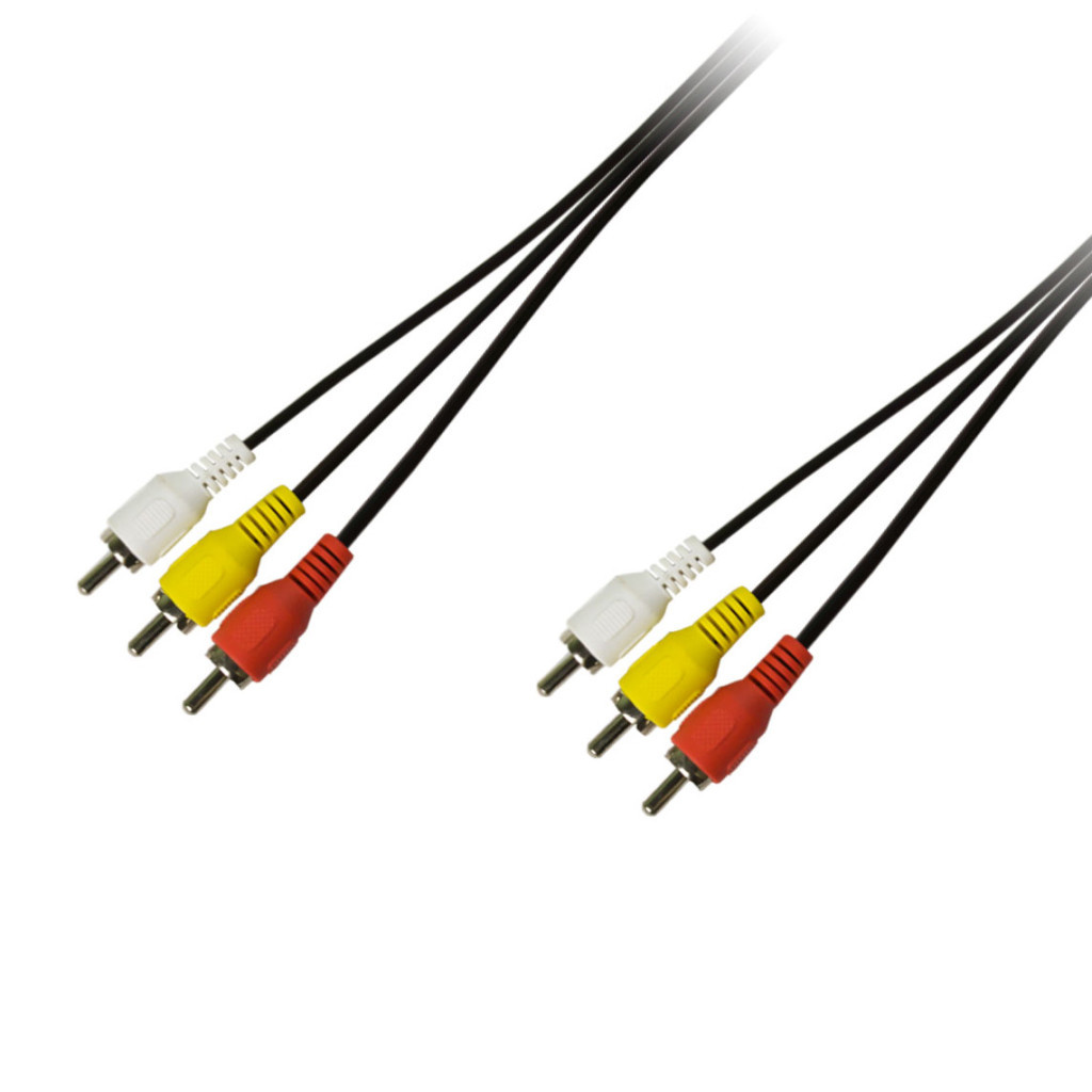 Кабель мультимедійний 3xRCA M to 3xRCA M 1.5m Piko (1283126473951) - зображення 1