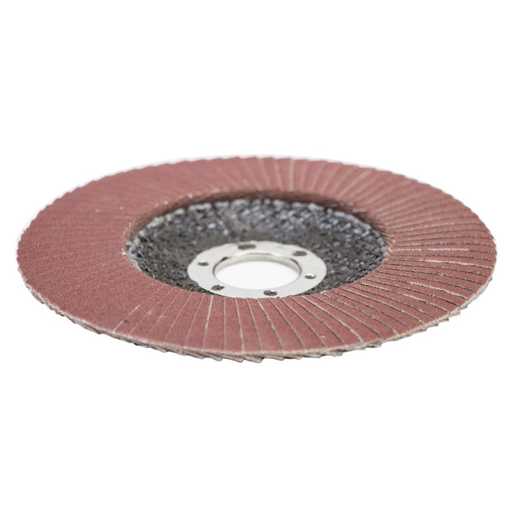 Круг зачистний Sigma пелюстковий торцевий Т27 (прямий) 125мм P220 (9172171) - зображення 3