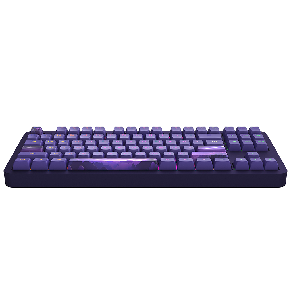 Клавіатура Dark Project ALU87 Celestial ABS RGB Mech G3MS Voidstone Violet (DPKB_CELESTIAL_87_ANSI_UA) - зображення 7