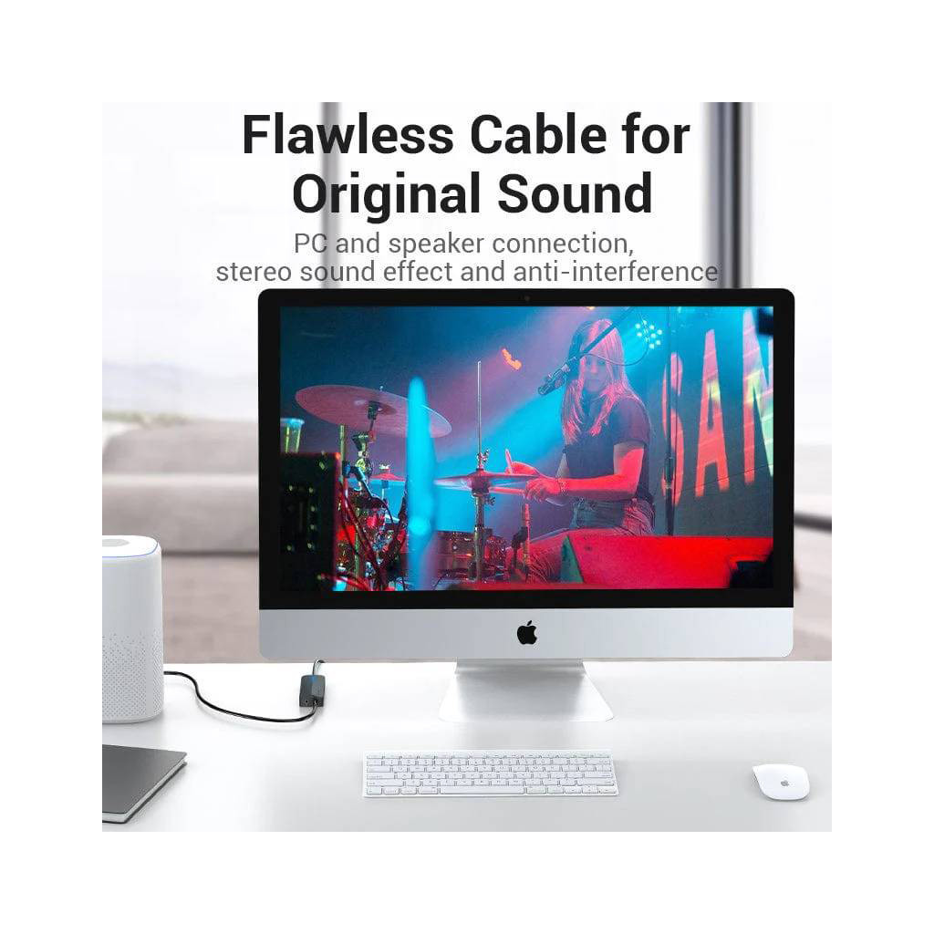 Концентратор Vention USB 3.1 Type-C to 3xUSB 3.0+MicroUSB+3.5mm Sound Adapter black (TGQBB) - зображення 5