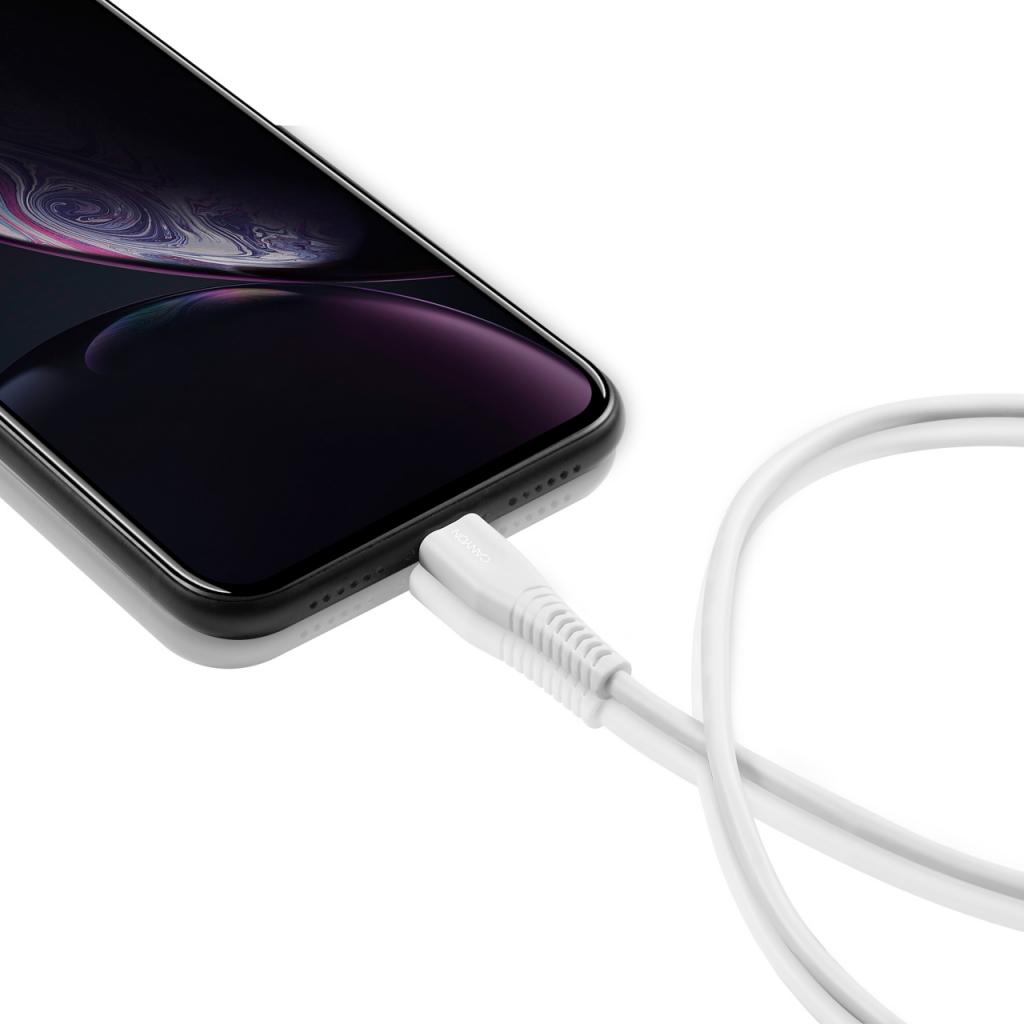 Дата кабель USB-C to Lightning 1.2m MFI White Canyon (CNS-MFIC4W) - зображення 4