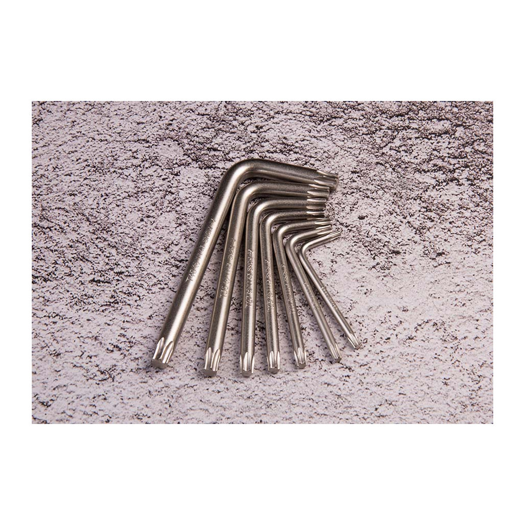 Ключ KING TONY набір Г-подібні Torx Т10-Т40, 7 шт. (20307PR) - зображення 3