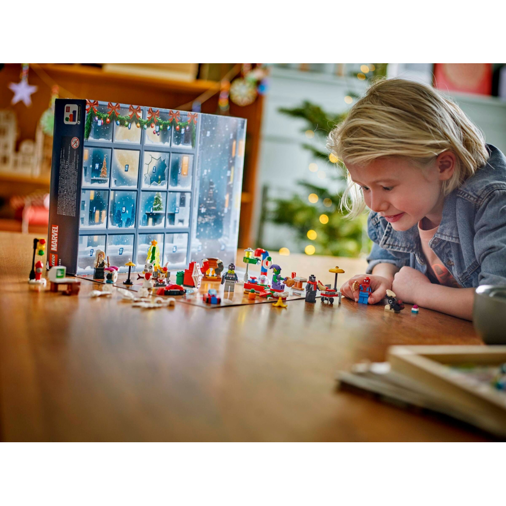 Конструктор LEGO Marvel Новорічний календар на 2024 рік Людина-Павук (76293) - зображення 6