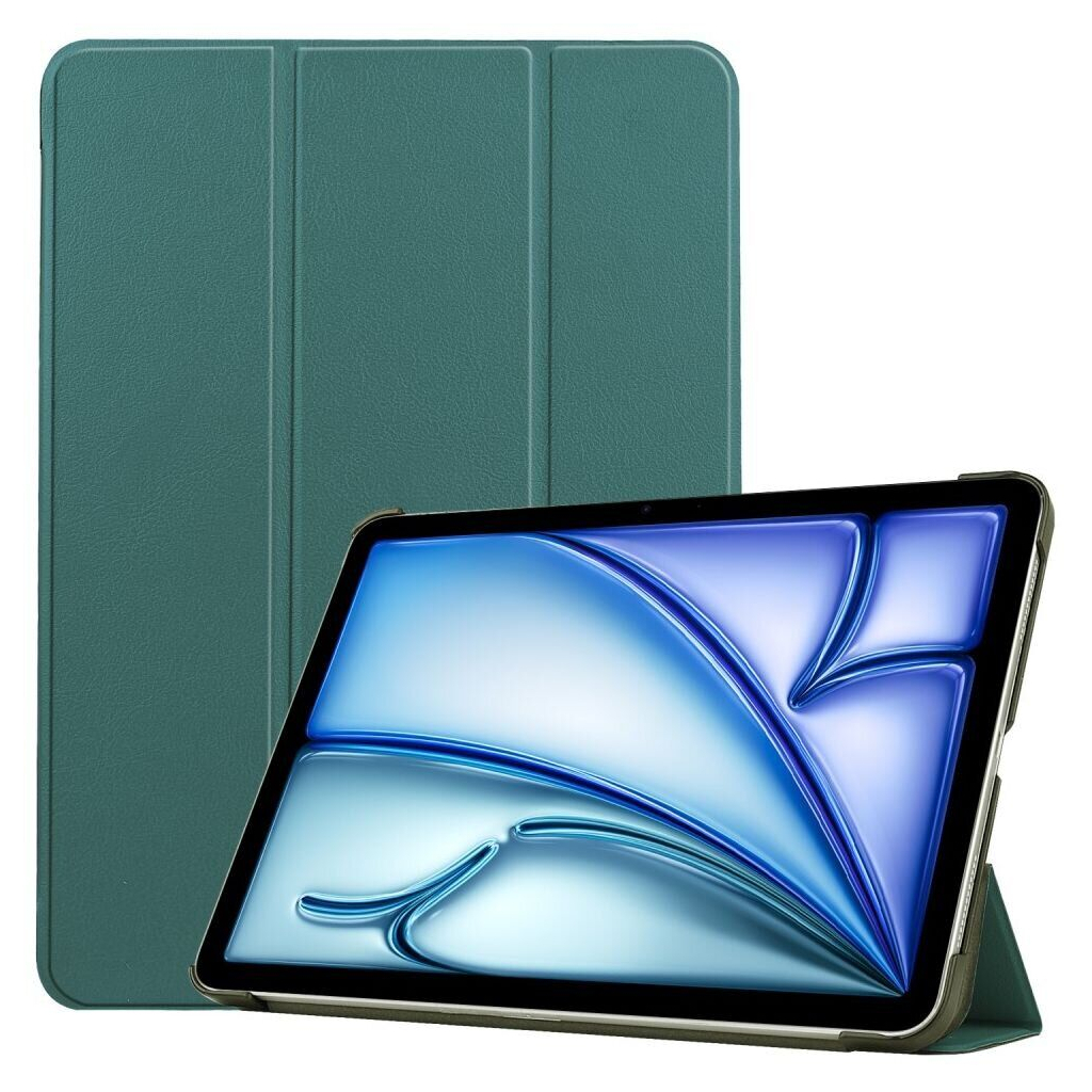 Чохол до планшета BeCover Smart Case Apple iPad Air 13" M2/M3 (2024/2025) Dark Green (711450) - зображення 2