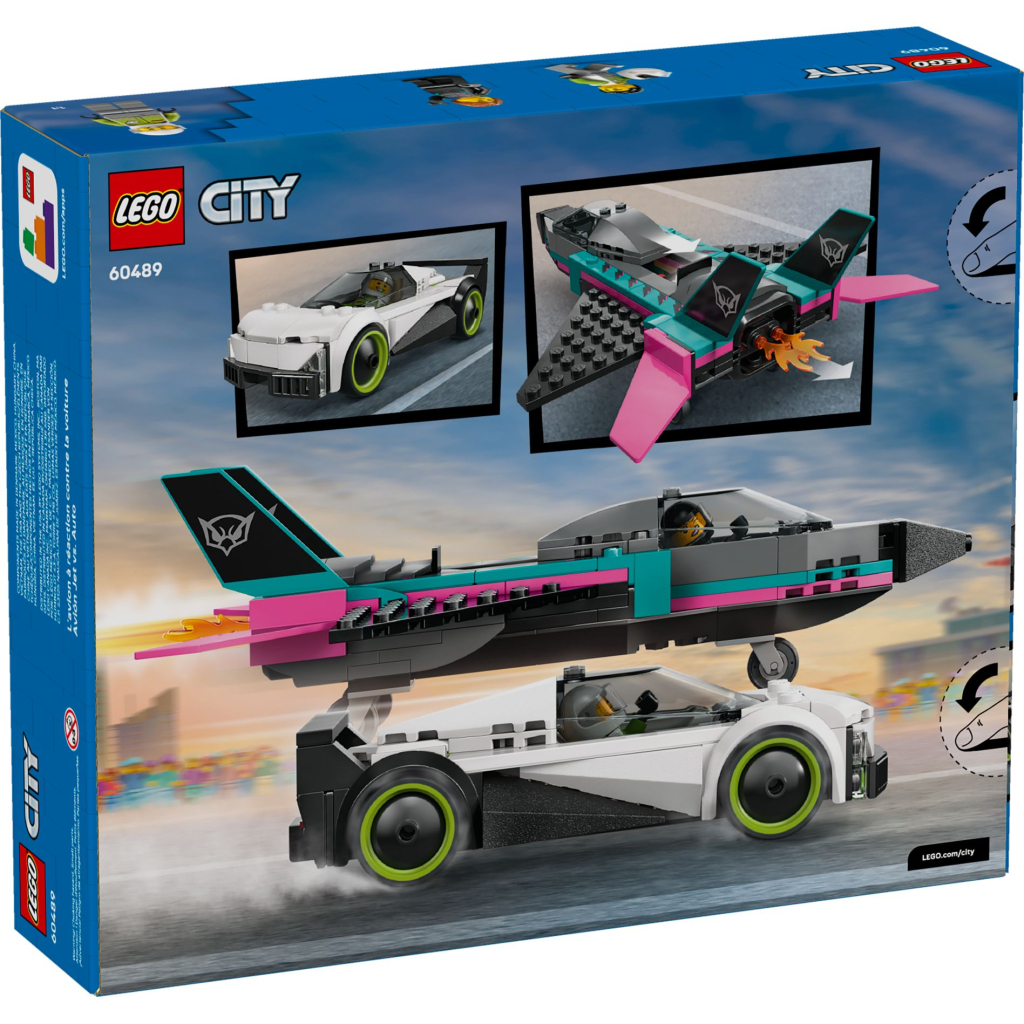 Конструктор LEGO City Реактивний літак проти автомобіля (60489) - изображение 9