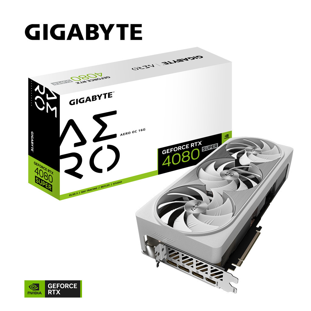 Відеокарта GIGABYTE GeForce RTX4080 SUPER 16Gb AERO OC (GV-N408SAERO OC-16GD) - изображение 6