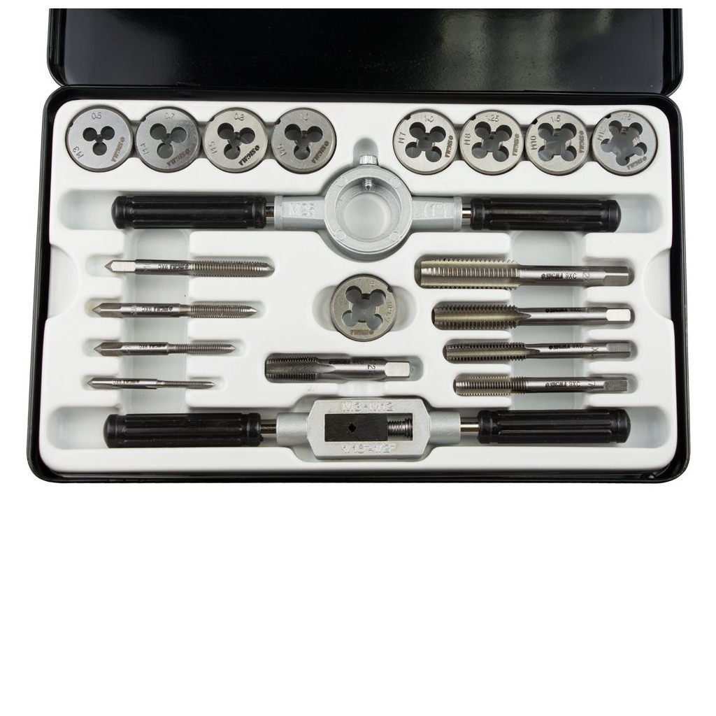 Набір мітчиків і плашок Sigma 20 предм., металевий кейс (1643111) - зображення 4