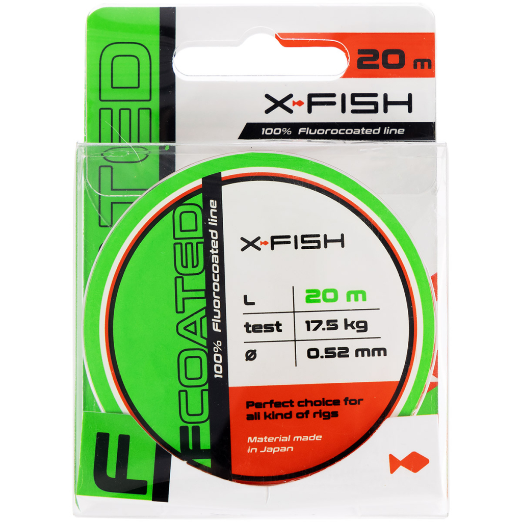 Флюорокарбон X-Fish FCoated 20m 0.52mm 17.5kg (1917.01.55) - зображення 2