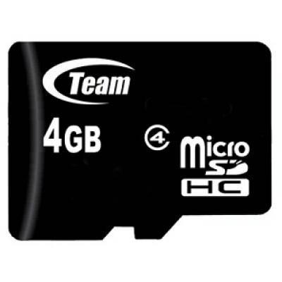 Карта пам'яті Team 4Gb microSDHC class 4 (TUSDH4GCL402) - зображення 1