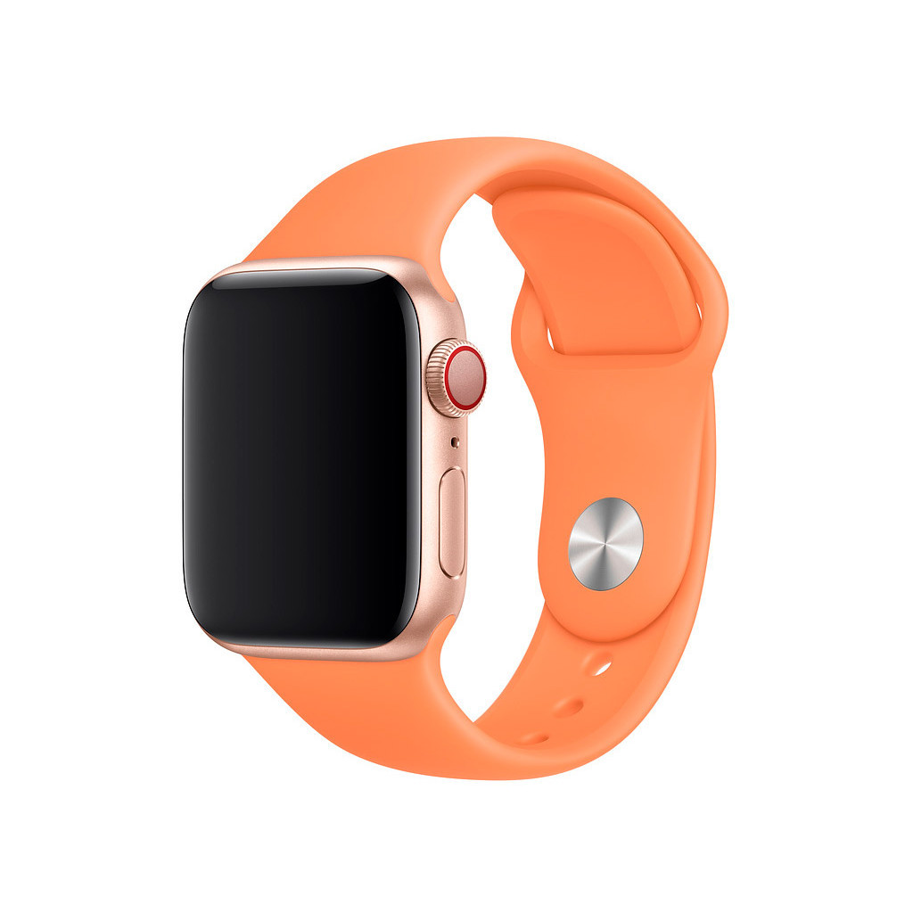 Ремінець до смарт-годинника Apple 40mm Papaya Sport Band - S/M & M/L (MV742ZM/A) - зображення 1