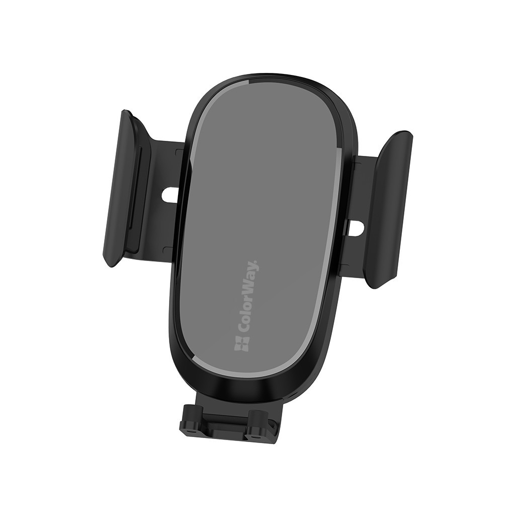 Універсальний автотримач ColorWay Air Vent Car Wireless Charger 15W Black (CW-CHAW038Q-BK) - зображення 5