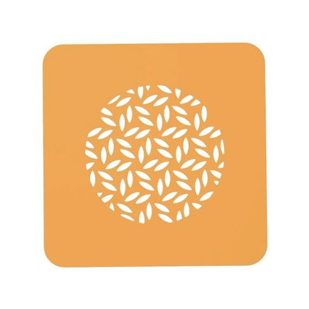 Кондитерський килимок Silikomart для декорування "Лист" d 100 мм h 1 мм 2 шт (STENCIL FOGLIA) - изображение 1