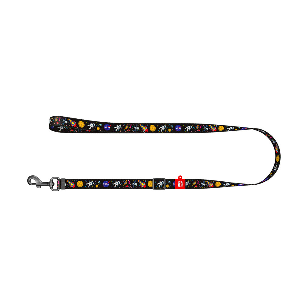 Повідець для собак WAUDOG Nylon "NASA" регульований L Ш 25 мм Д 152-183 см (5314) - зображення 2