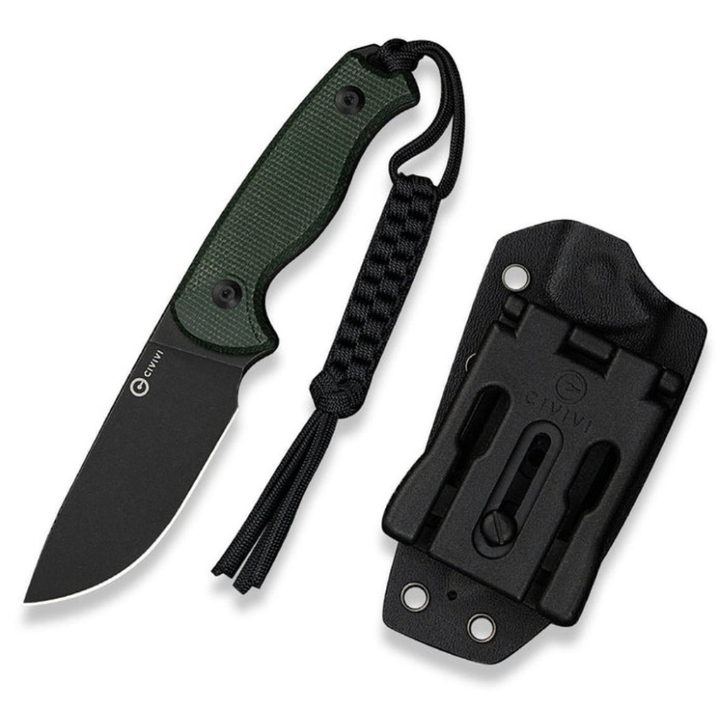 Ніж Civivi Timberbark, Green Micarta, Darkwash (C23094-3) - зображення 3