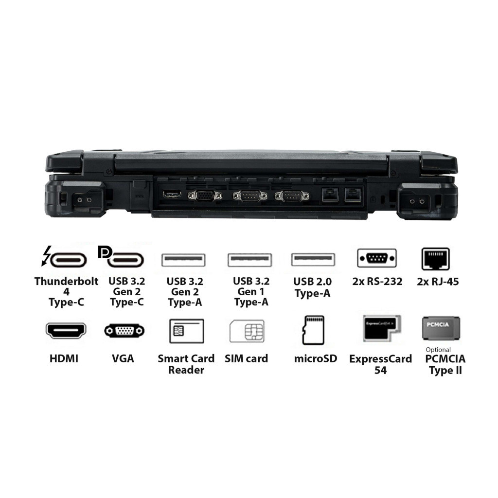 Ноутбук Durabook Z14I (Z4E2C3DE3BBX) - зображення 12