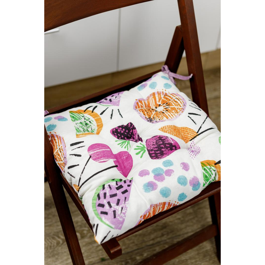 Подушка на стілець Прованс Violet cherries 40х40 (032972) - зображення 3