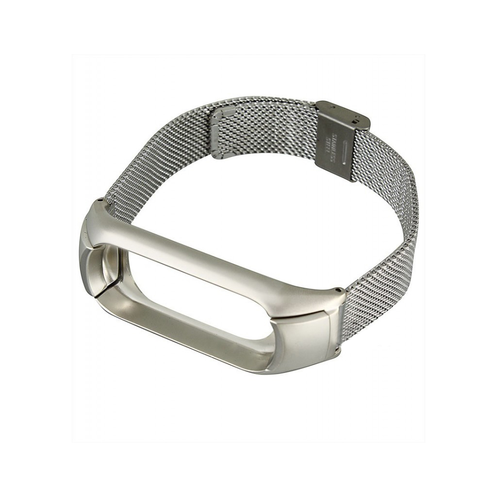Ремінець до фітнес браслета BeCover Metal для Xiaomi Mi Smart Band 5 Silver (705147) - зображення 2