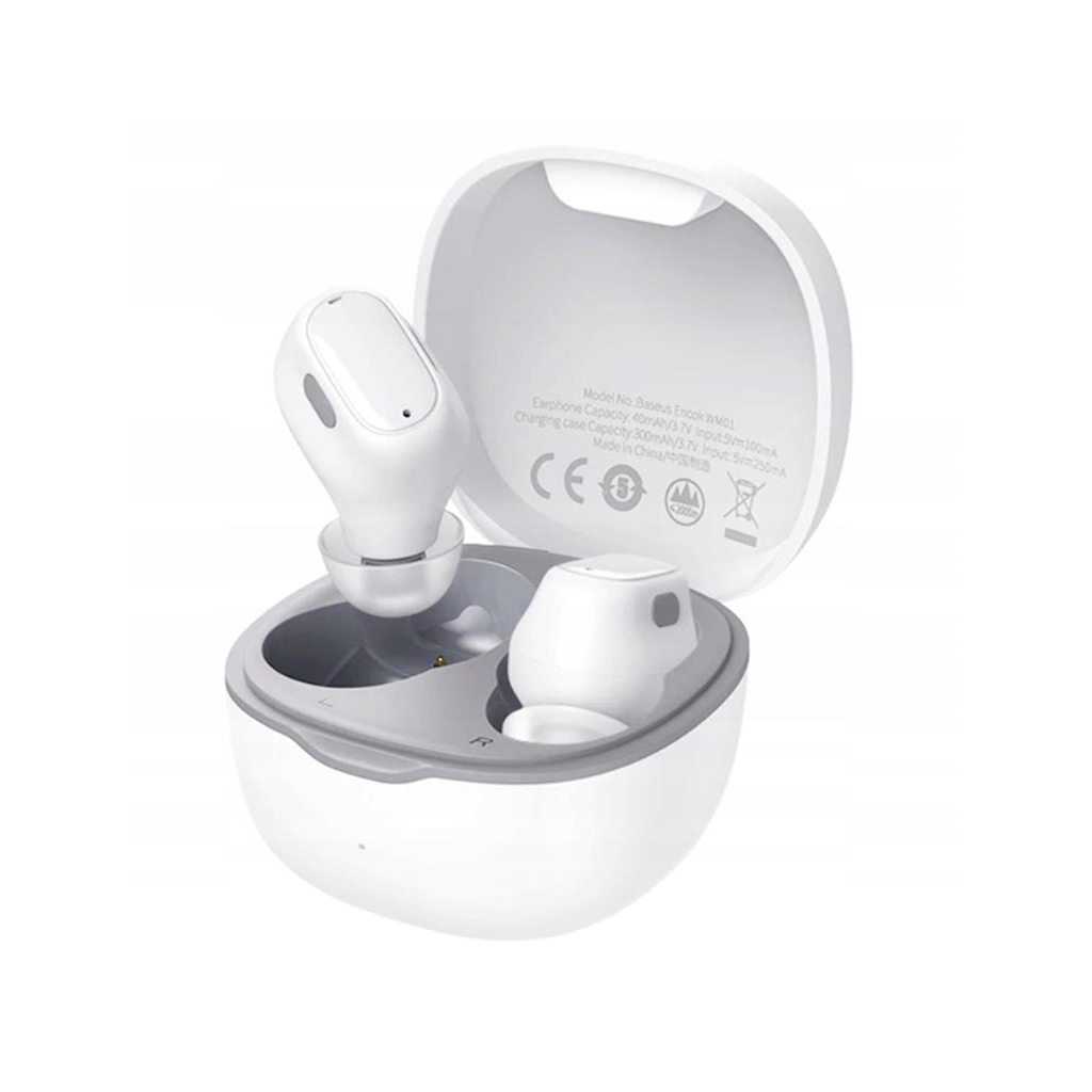 Навушники Baseus Encok TWS WM01 White (NGWM01-02) - зображення 2