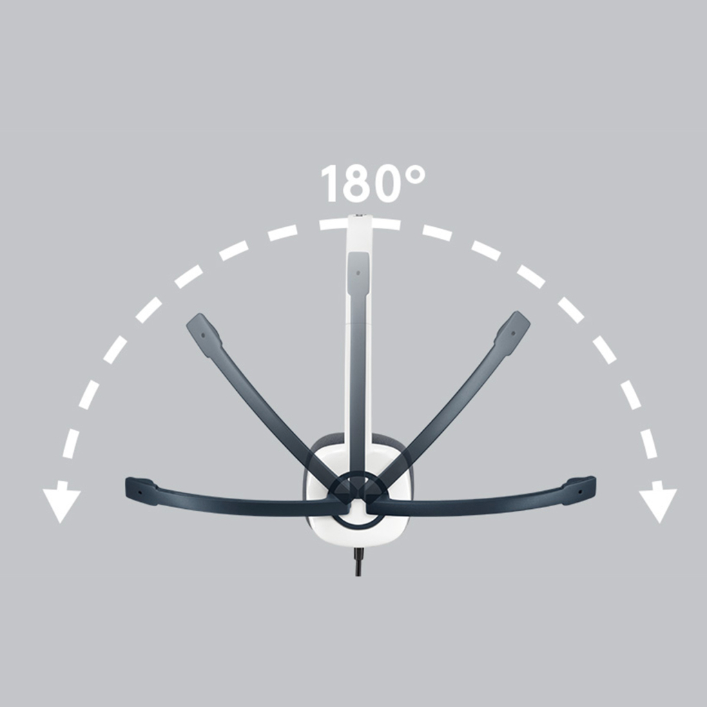 Навушники Logitech H150 Cloud White (981-000350) - зображення 2