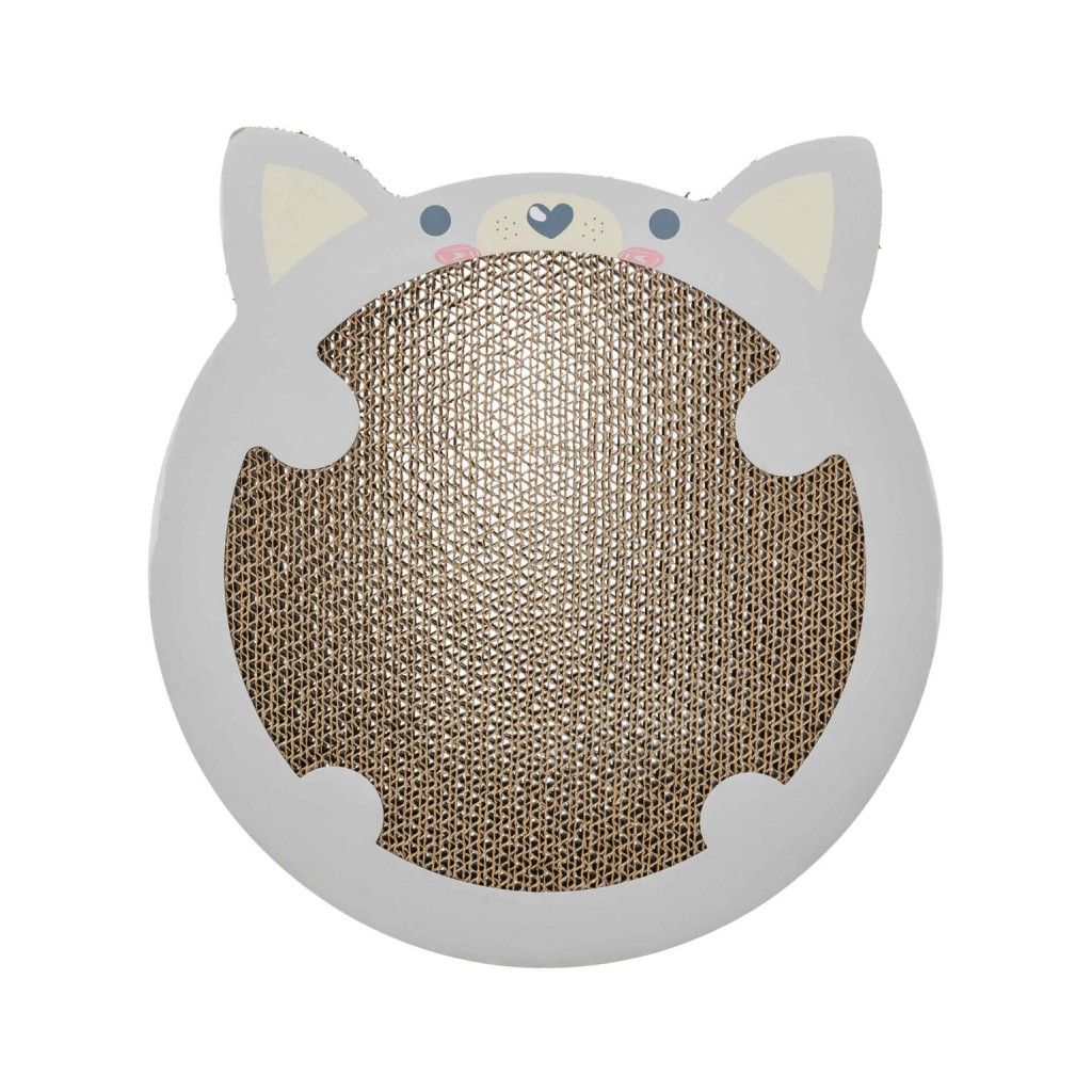 Дряпка (кігтеточка) для котів Trixie картонна в формі хомяка з котячою м'ятою (4011905480411) - зображення 2