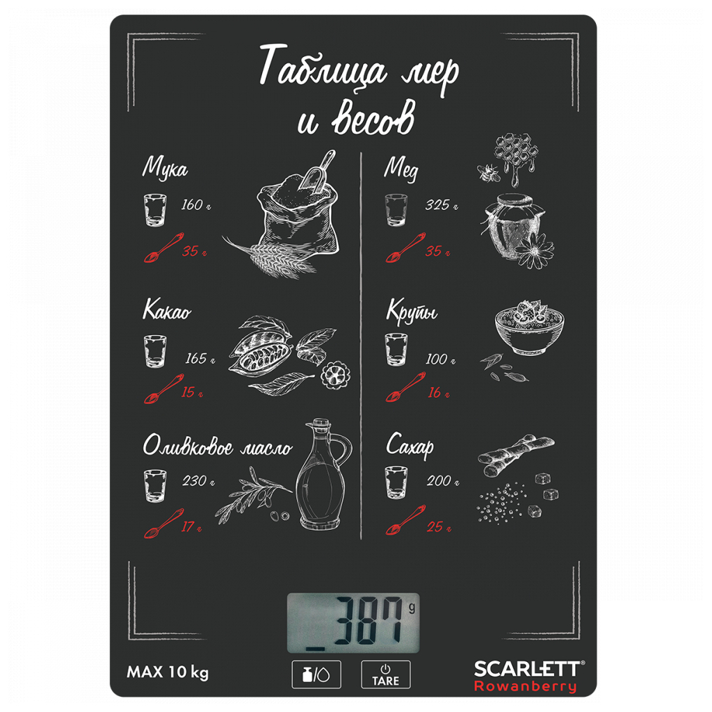 Ваги кухонні Scarlett SC-KS57P94 - зображення 1